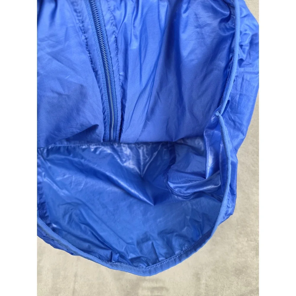 Nike Aeroloft Poly Fill Running Vest Womens XS Blue Full Zip Lightweight
